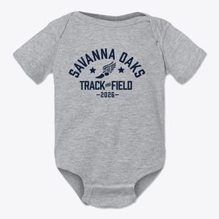 Savanna Oaks Middle School Track and Field Baby Onesie