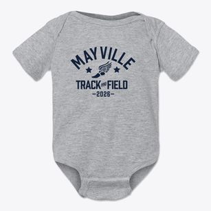 Mayville Middle School Track and Field Baby Onesie