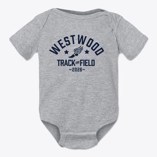 Westwood High School Track and Field Baby Onesie