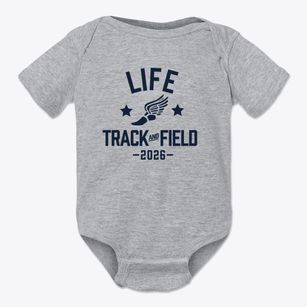 Life Academy Track and Field Baby Onesie
