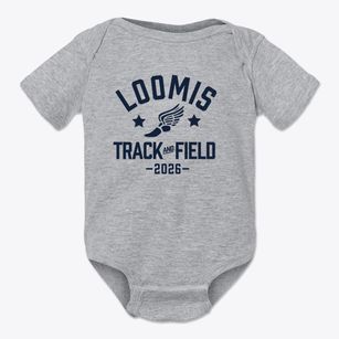 Loomis Christian School Track and Field Baby Onesie