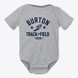 Burton High School Track and Field Baby Onesie