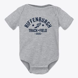 Riffenburgh Elementary School Track and Field Baby Onesie