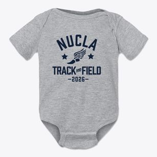 Nucla Elementary School Track and Field Baby Onesie