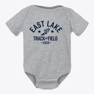 East Lake High School Track and Field Baby Onesie