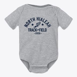 North Hialeah Elementary School Track and Field Baby Onesie