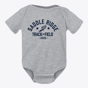 Saddle Ridge Middle School Track and Field Baby Onesie