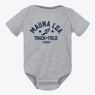 Mauna Loa School Track and Field Baby Onesie