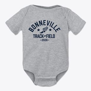 Bonneville Elementary School Track and Field Baby Onesie
