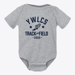 Young Women's Leadership Charter School Track and Field Baby Onesie