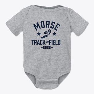 Morse School Of Fine Arts & Technology Track and Field Baby Onesie