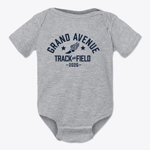 Grand Avenue School Track and Field Baby Onesie
