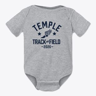 Temple Christian Academy Track and Field Baby Onesie