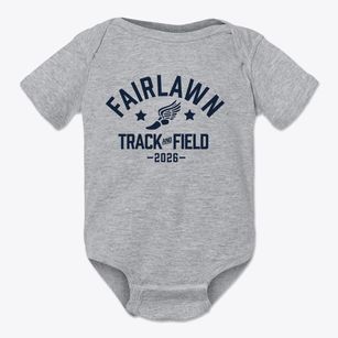 Fairlawn Elementary School Track and Field Baby Onesie