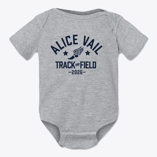 Alice Vail Middle School Track and Field Baby Onesie