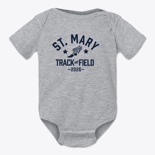 St Mary Parish Track and Field Baby Onesie