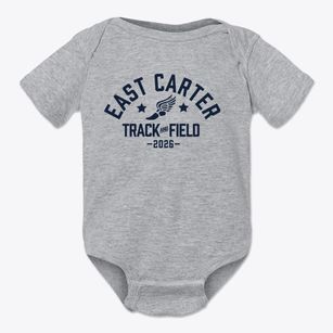 East Carter Middle School Track and Field Baby Onesie