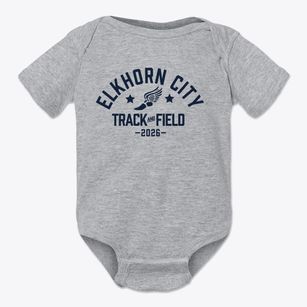Elkhorn City High School Track and Field Baby Onesie