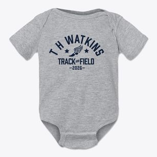 T H Watkins Elementary School Track and Field Baby Onesie