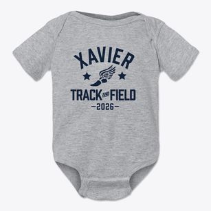 Xavier Prep School Track and Field Baby Onesie
