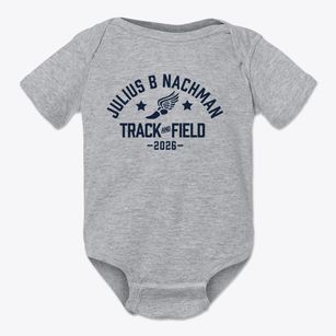 Julius B Nachman Elementary School Track and Field Baby Onesie