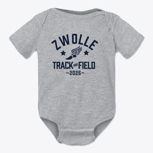 Zwolle Elementary School Track and Field Baby Onesie