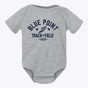 Blue Point School Track and Field Baby Onesie