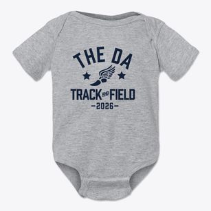 The Da Vinci Institute Track and Field Baby Onesie