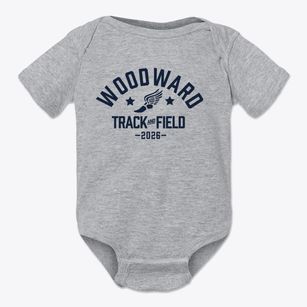 Woodward Elementary School Track and Field Baby Onesie