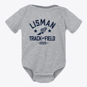 Lisman Junior High School Track and Field Baby Onesie