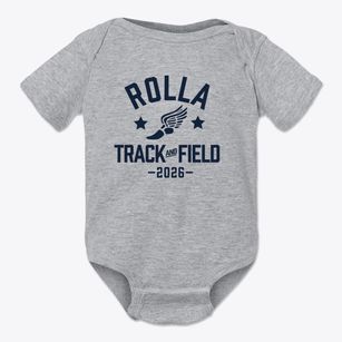 Rolla Middle School Track and Field Baby Onesie