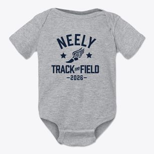 Neely Elementary School Track and Field Baby Onesie