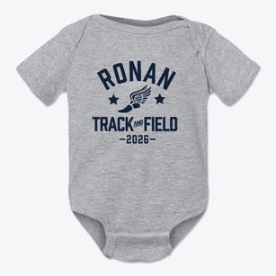 Ronan Middle School Track and Field Baby Onesie