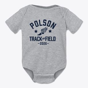 Polson High School Track and Field Baby Onesie