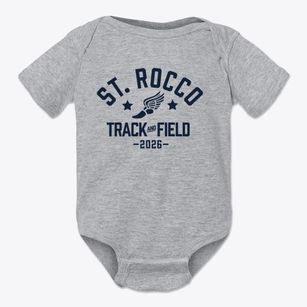 Saint Rocco School Track and Field Baby Onesie
