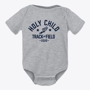 Holy Child Middle School Track and Field Baby Onesie