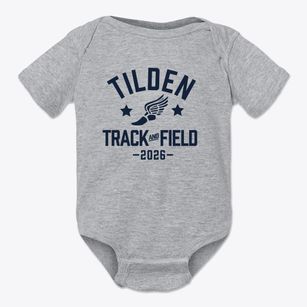 Tilden High School Track and Field Baby Onesie