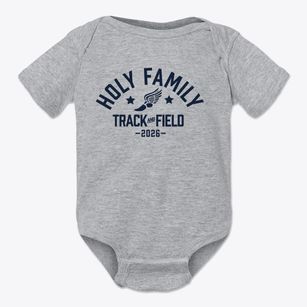 Holy Family Primary School Track and Field Baby Onesie