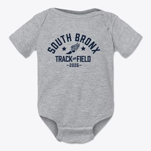 South Bronx Community Track and Field Baby Onesie