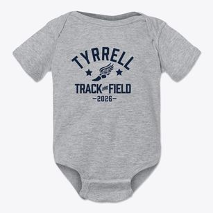 Tyrrell Elementary School Track and Field Baby Onesie