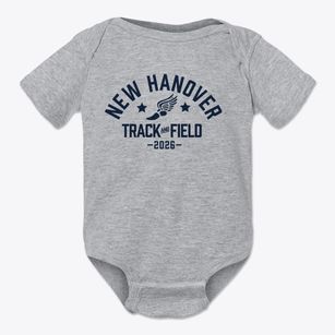 New Hanover High School Track and Field Baby Onesie
