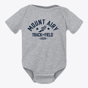 Mount Airy High School Track and Field Baby Onesie