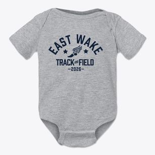 East Wake Middle School Track and Field Baby Onesie