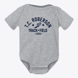 T.c. Roberson High School Track and Field Baby Onesie