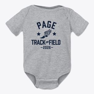 Page High School Track and Field Baby Onesie