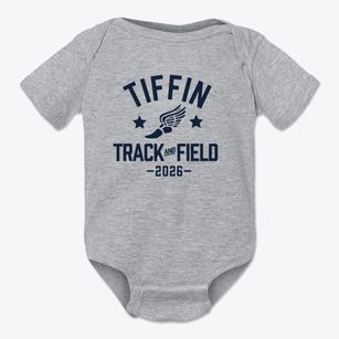 Tiffin Middle School Track and Field Baby Onesie