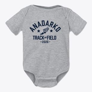 Anadarko High School Track and Field Baby Onesie