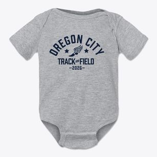 Oregon City High School Track and Field Baby Onesie