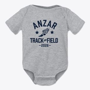 Anzar High School Track and Field Baby Onesie