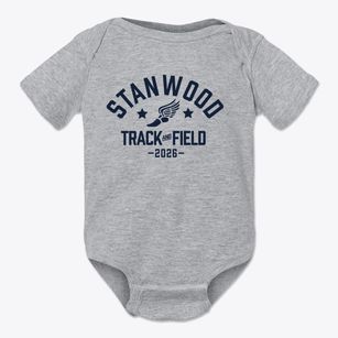 Stanwood Elementary School Track and Field Baby Onesie